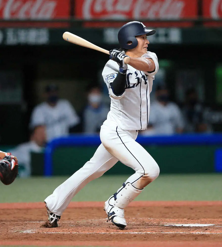 【画像・写真】西武・金子侑司が二盗→決勝のホームイン「思い切ってスタートを切れた」開幕1番打者が大仕事
