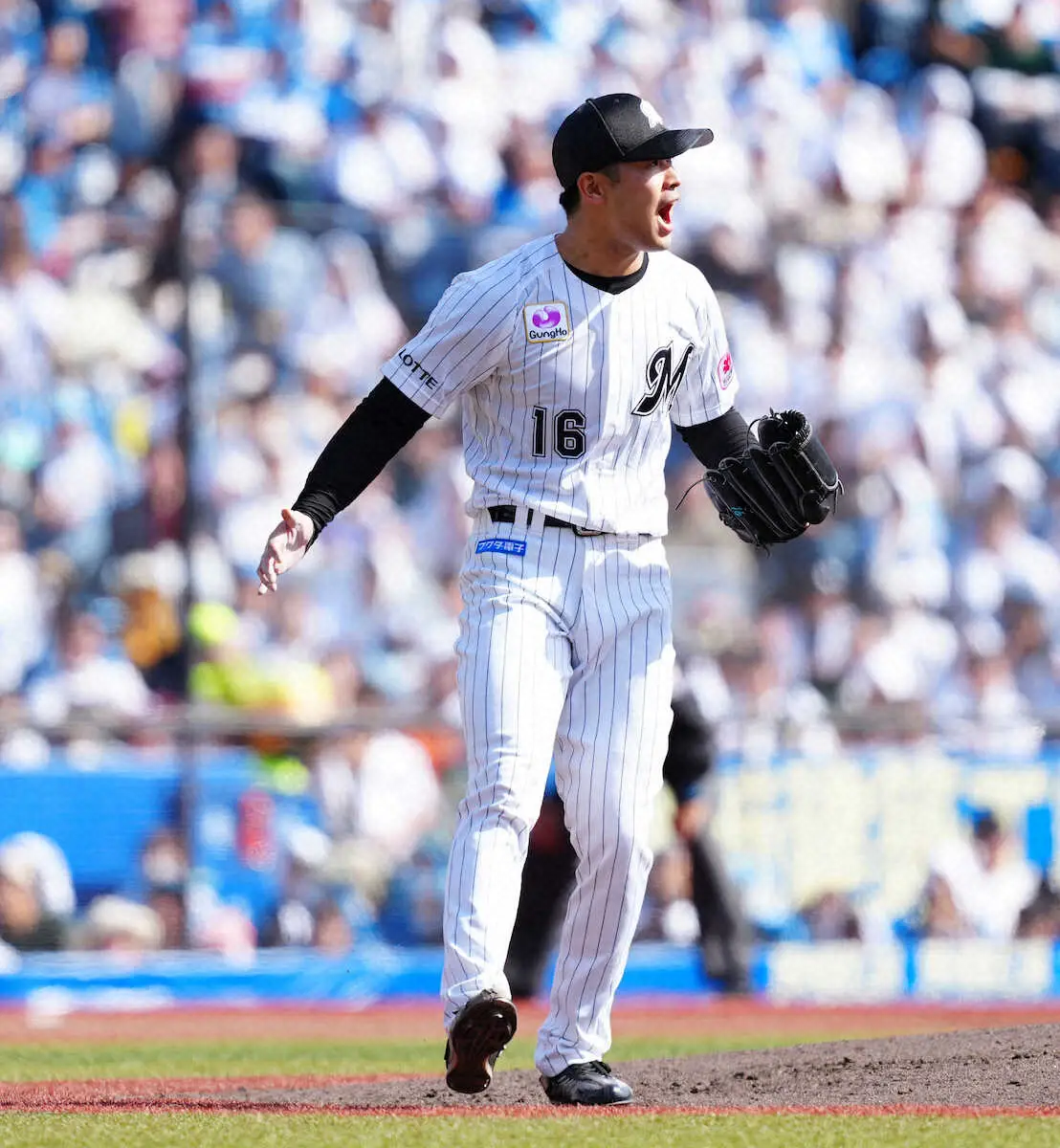 【画像・写真】ロッテ・種市、6回零封で初勝利　初回3者Kから2安打8K「今季は何かでタイトルを」好発進
