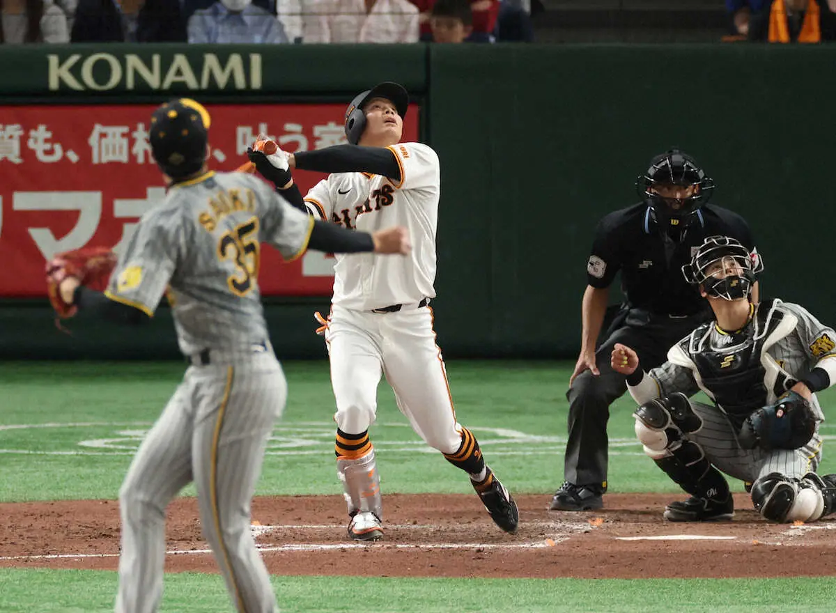 【画像・写真】巨人・阿部監督　佐々木に代打・浅野は「使ってあげたいなと思ってた」　今季初出場も安打はお預け