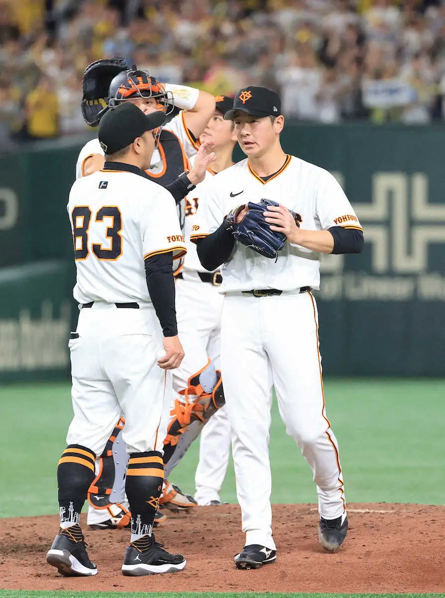 【画像・写真】巨人　史上最長タイ開幕から25回連続無失点も…8回中川が痛恨被弾　阿部監督「完敗でございます」