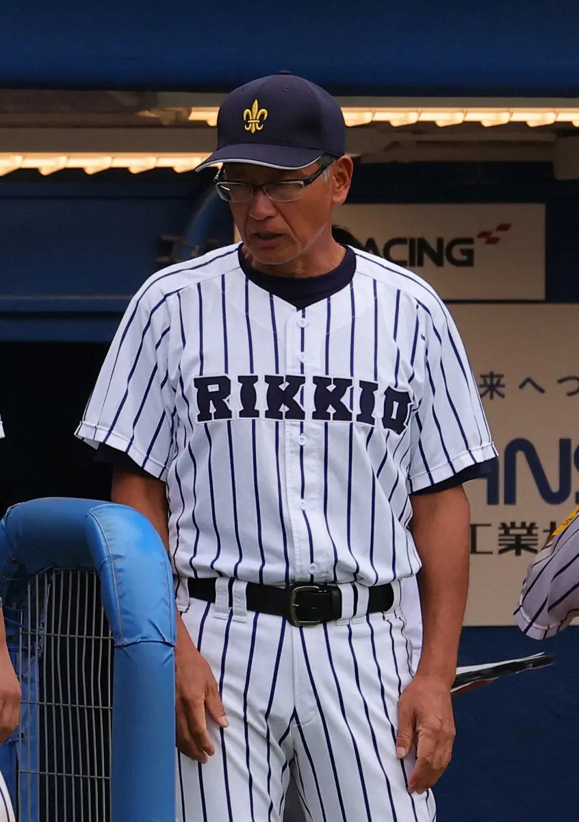 【画像・写真】立大・木村監督　神宮初陣黒星も「収穫」　序盤に3点先行も逆転負け