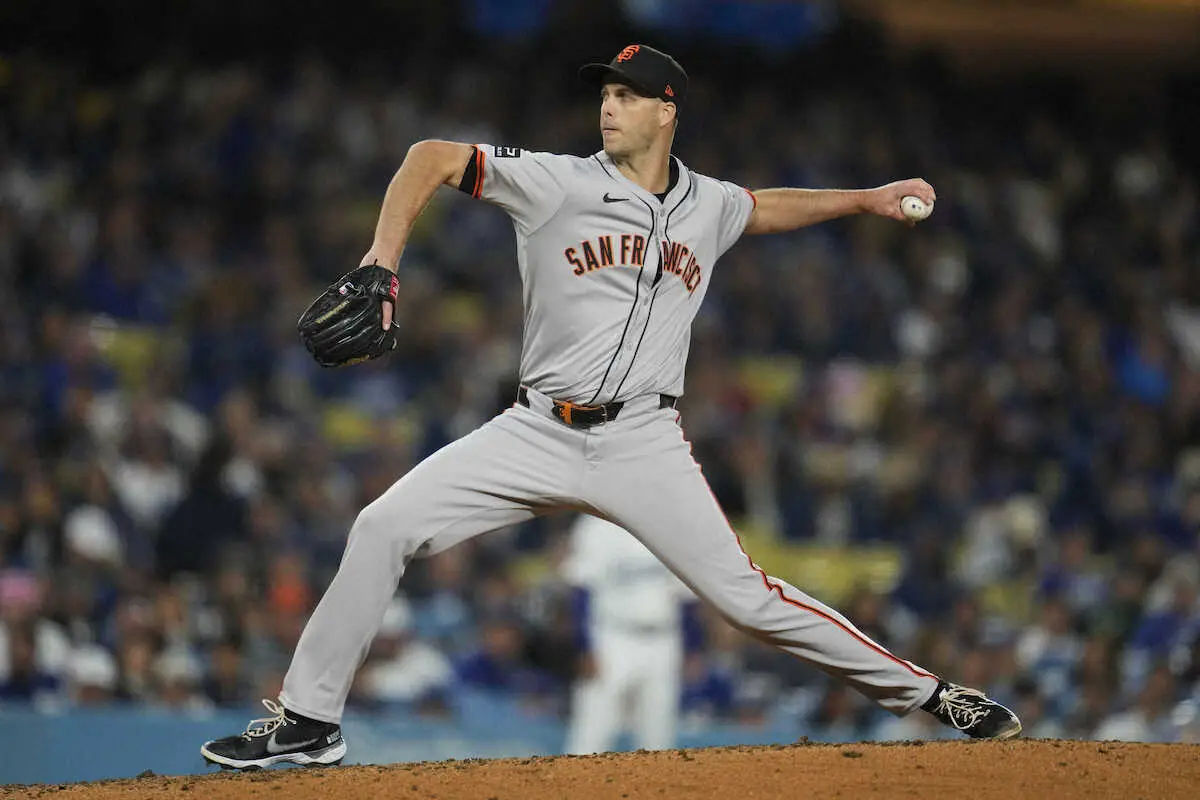 【画像・写真】ドジャース・大谷　ジャイアンツ・Ta・ロジャーズにとって3年ぶりの左打者からの本塁打