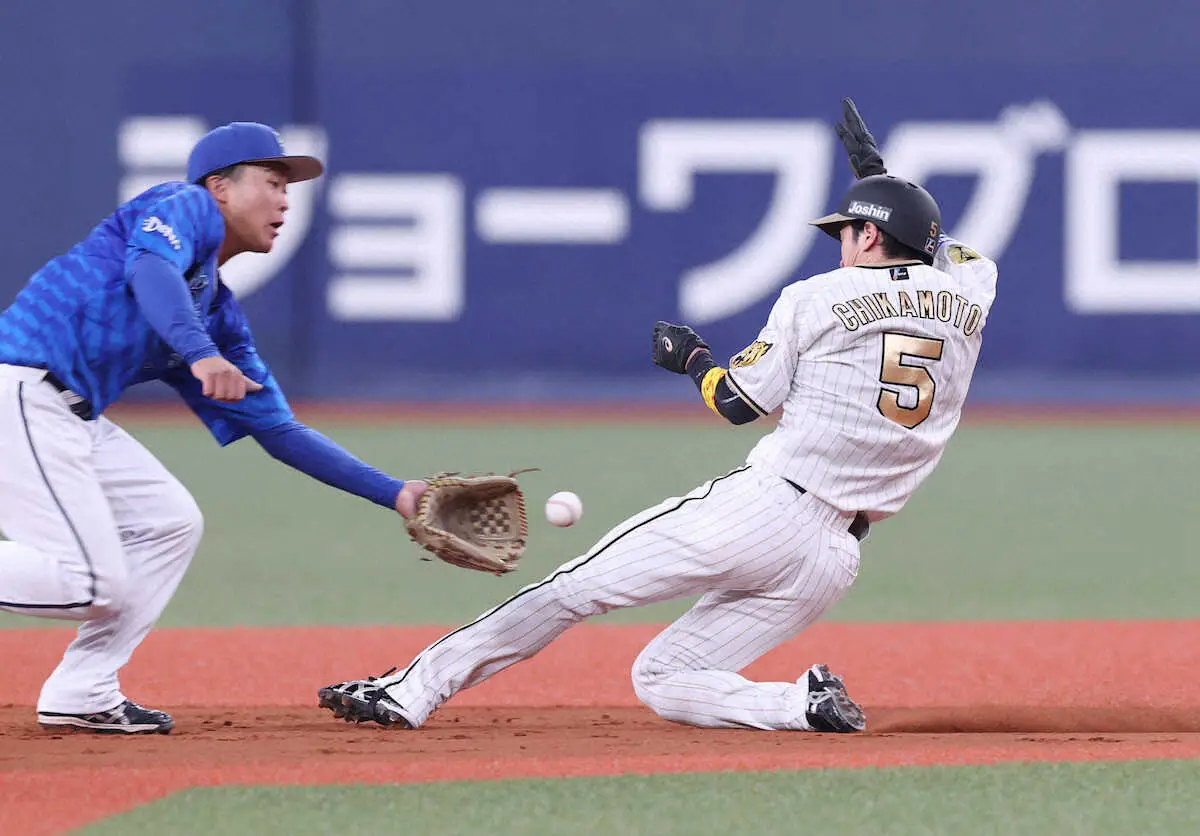【画像・写真】阪神・近本が今季初盗塁　キャリア6年目で通算150盗塁に到達