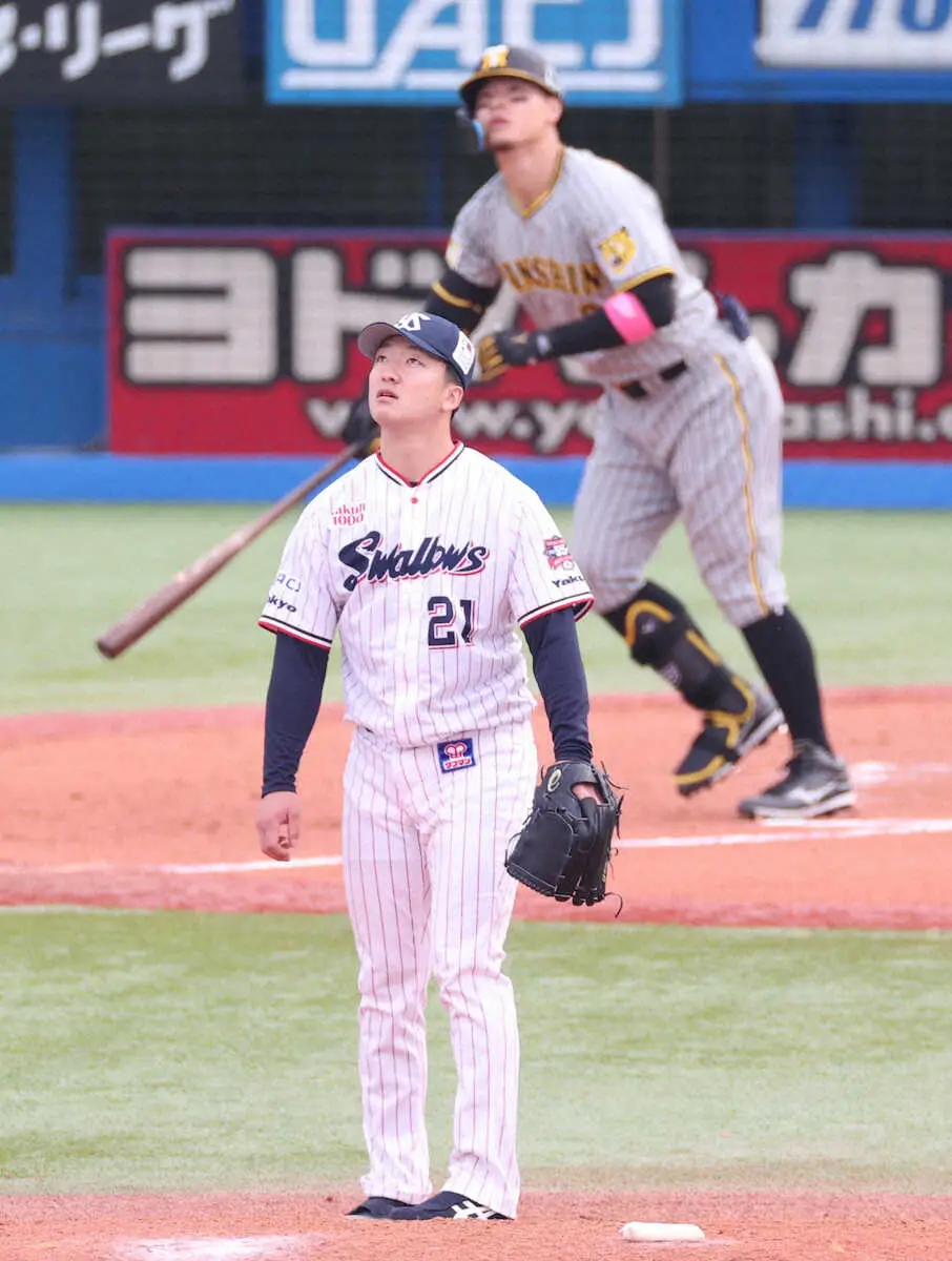 【画像・写真】ヤクルトは逆転負けで4連敗　村上は3打数1安打も開幕から7試合、32打席ノーアーチ