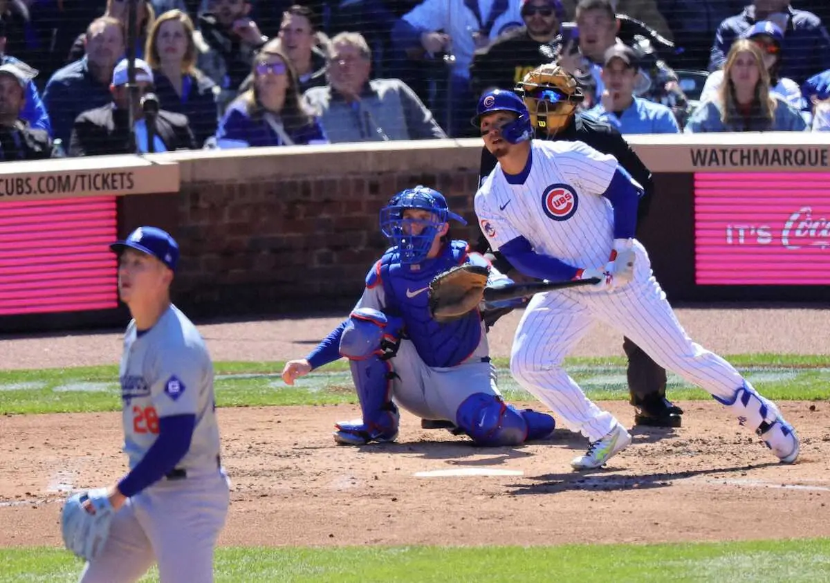 【画像・写真】カブス・誠也　2ラン大谷に「彼には風は関係ない」脱帽も…3打点で勝利呼んだ　5連勝貢献