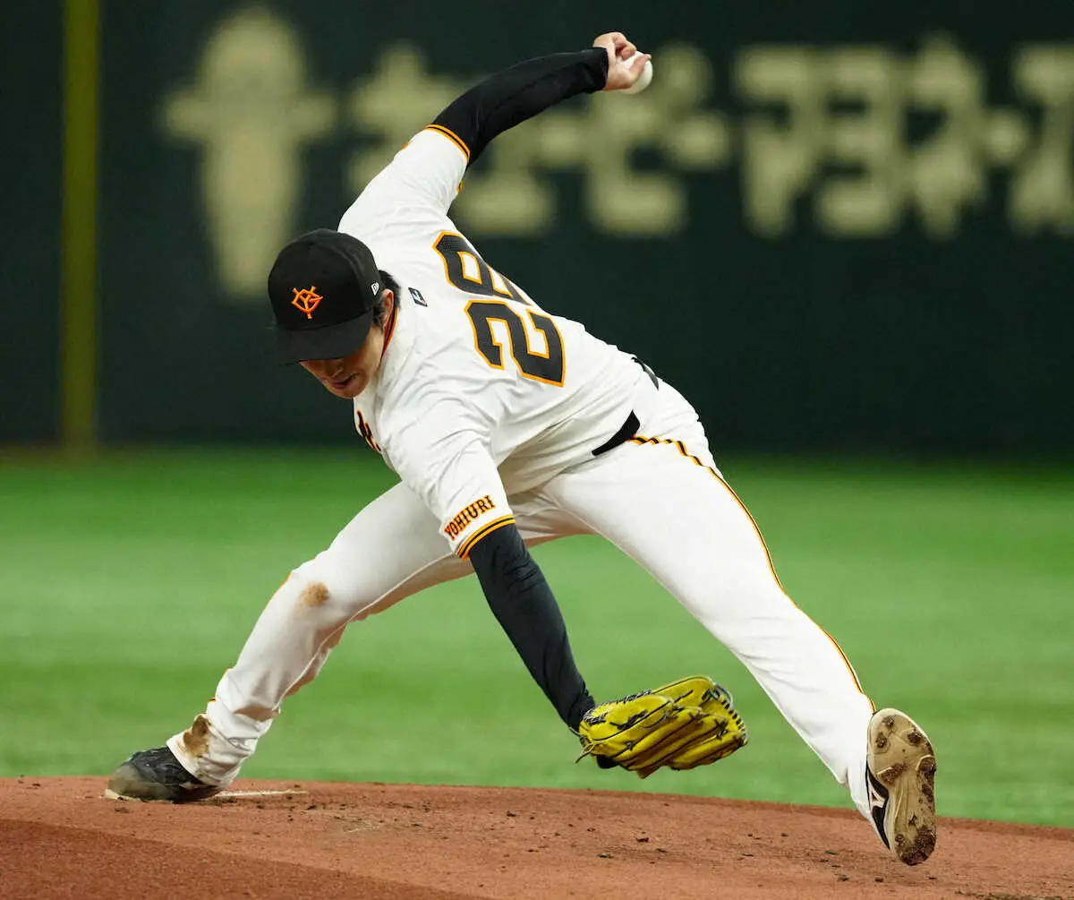 【画像・写真】巨人・高橋礼は6回3安打無失点　1086日ぶり勝利へ快投「テンポよく投げることができました」