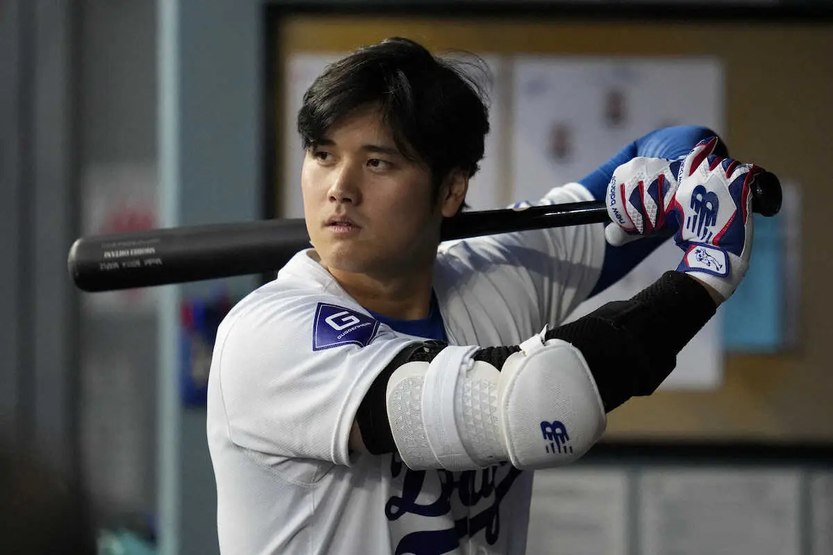 【画像・写真】大谷翔平　今永と初対決！第1打席は空振り三振　8球粘るも最後は内角高め真っすぐ捉えられず