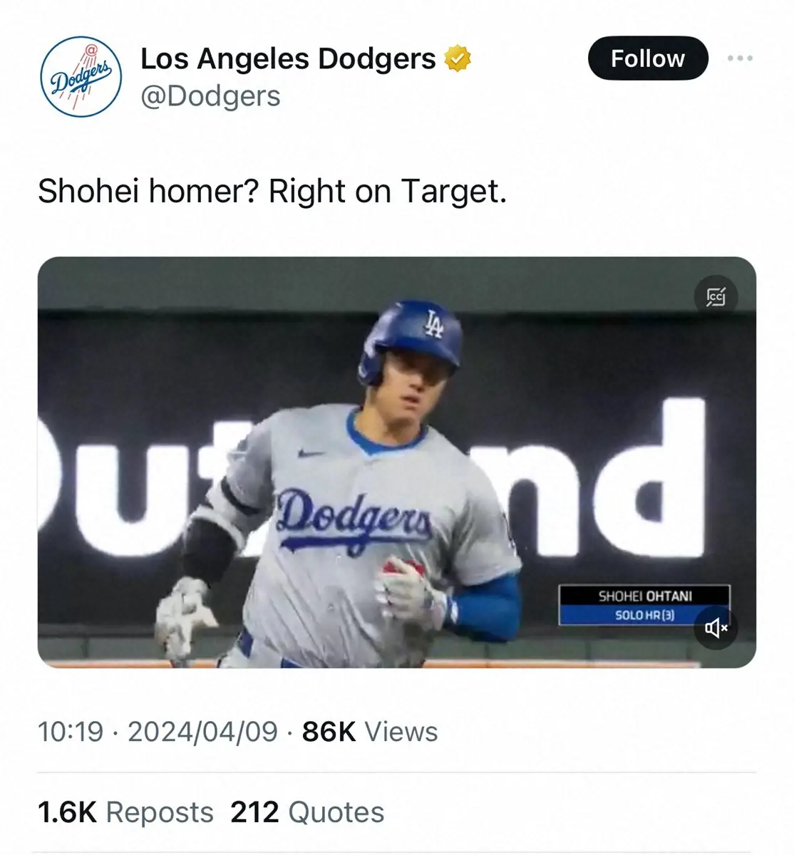 【画像・写真】大谷翔平3号に「狙い通りさ」「なんて試合なんだ！」現地実況大興奮　ファンも「目指せ連続MVP」