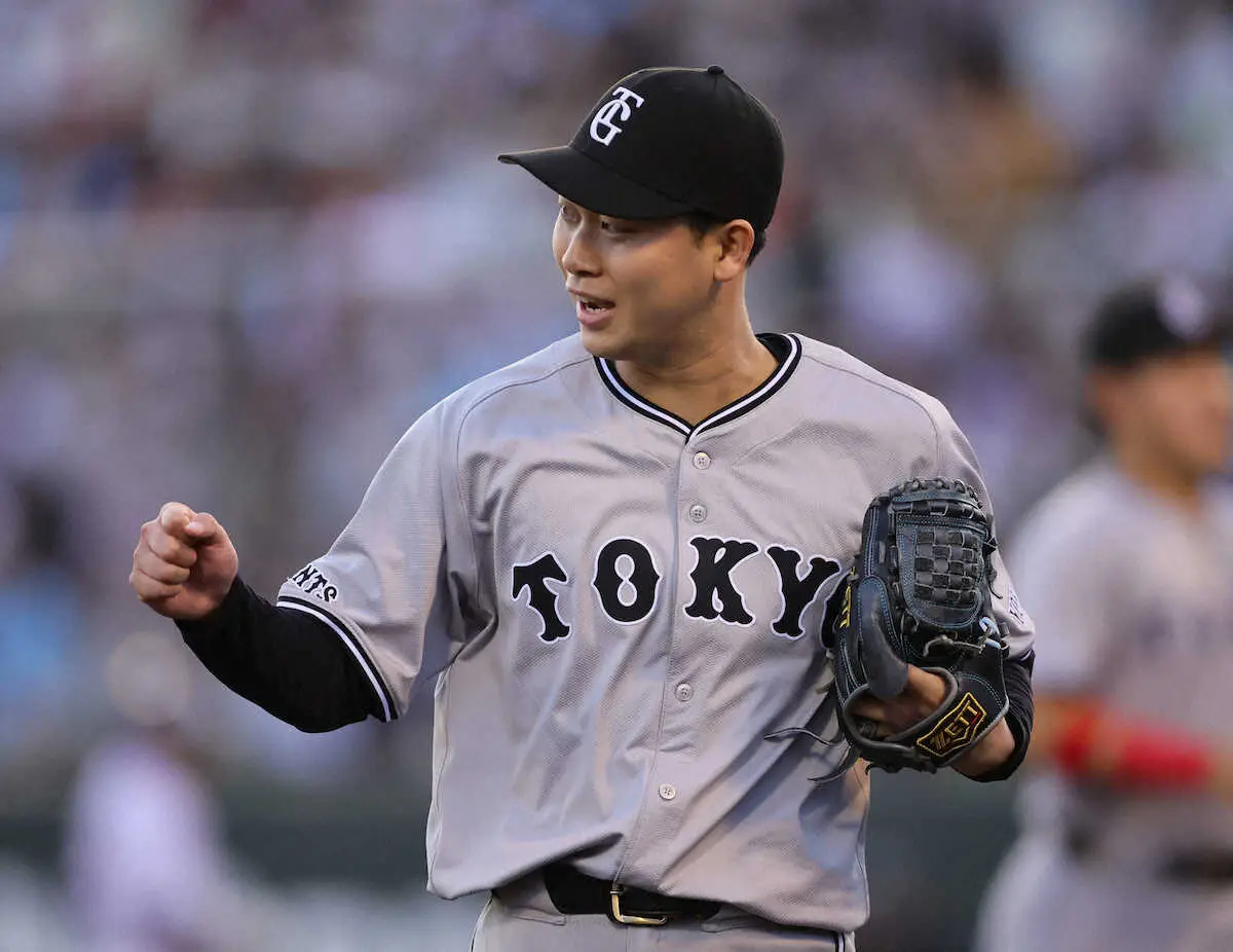 【画像・写真】巨人・山崎伊織「高梨さんありがとう」　苦しんでつかんだ今季初白星　6安打5四死球も6回途中1失点