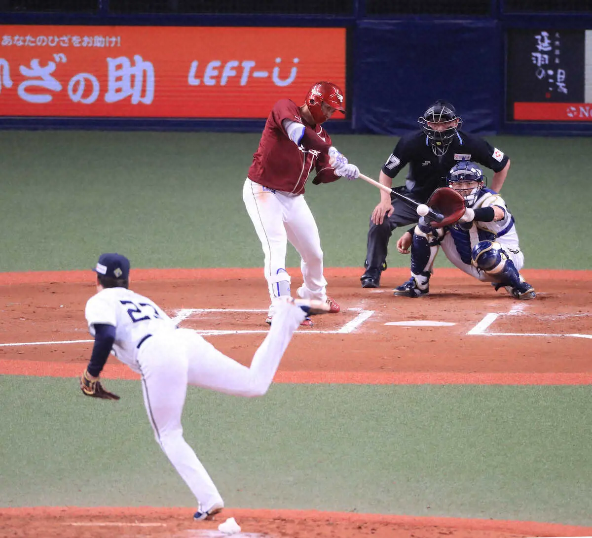 【画像・写真】9日朝に次女誕生の楽天・小郷が3安打2打点も自身の悪送球が響き攻守で明暗