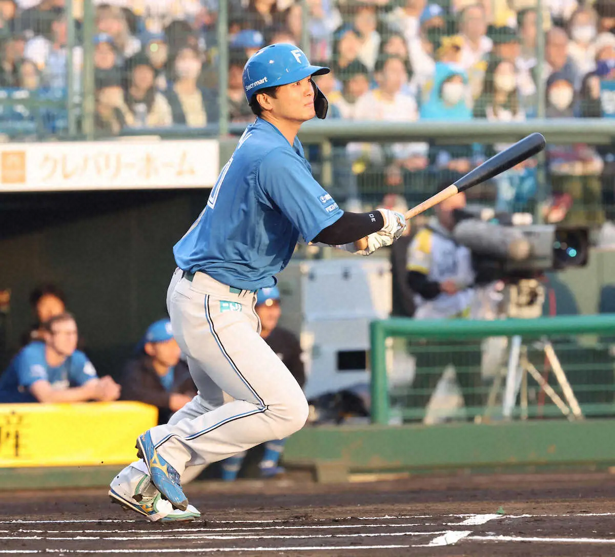 【画像・写真】郡司が口火を切って初回一挙4得点！日本ハム　今季先制すれば勝率100％