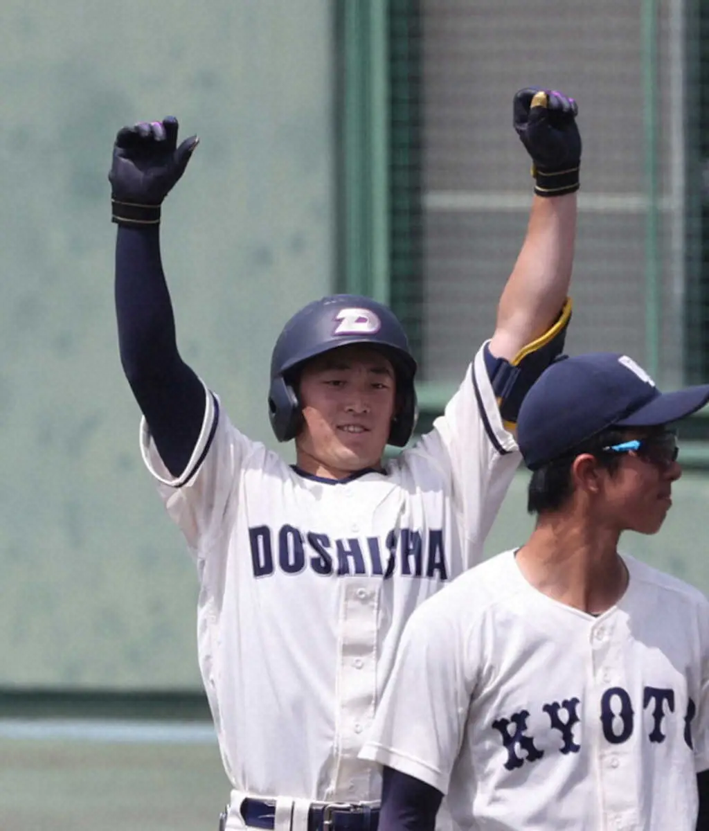 【画像・写真】【関西学生野球】同大が京大に先勝　エース野辺の緊急登板でサヨナラ機を封じる