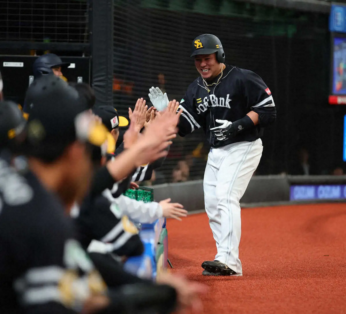 【画像・写真】連続満塁弾のソフトバンク山川、試合後の表情を“又吉広報”が公開　「いろんな意味で頑張った」の声