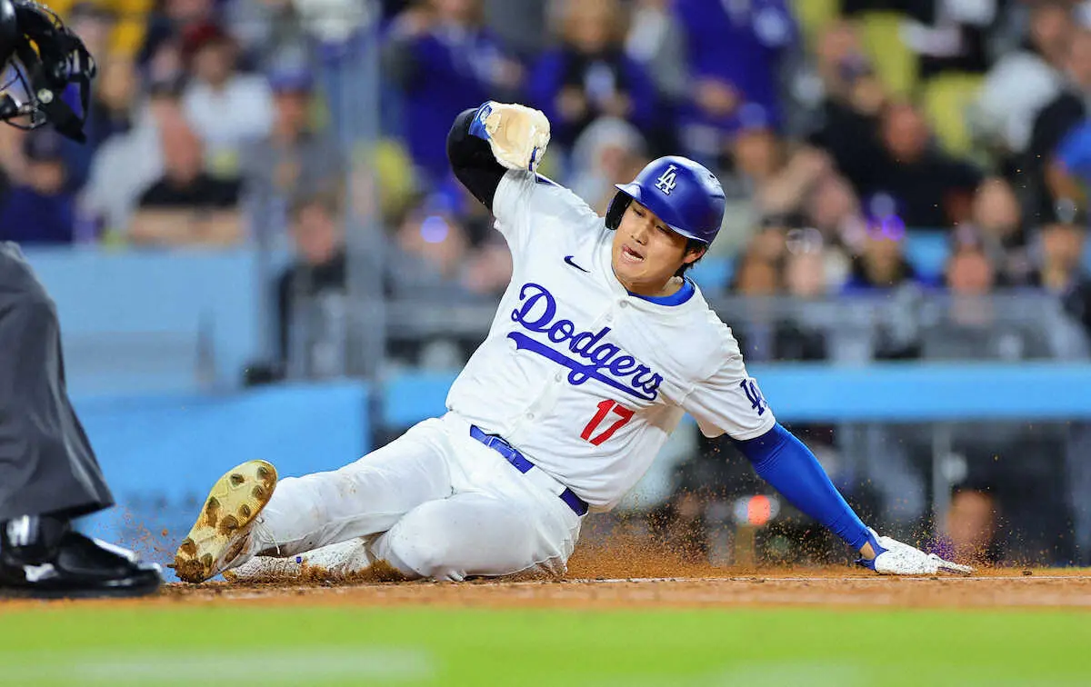 【画像・写真】ドジャース指揮官　大谷の二盗がなければ「最初の得点はなかった」試合を動かす積極走塁を評価