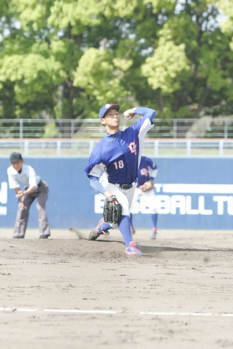 【画像・写真】大阪観光大が今季初勝利　河上が初完封「球速を落として打ち取る投球を」