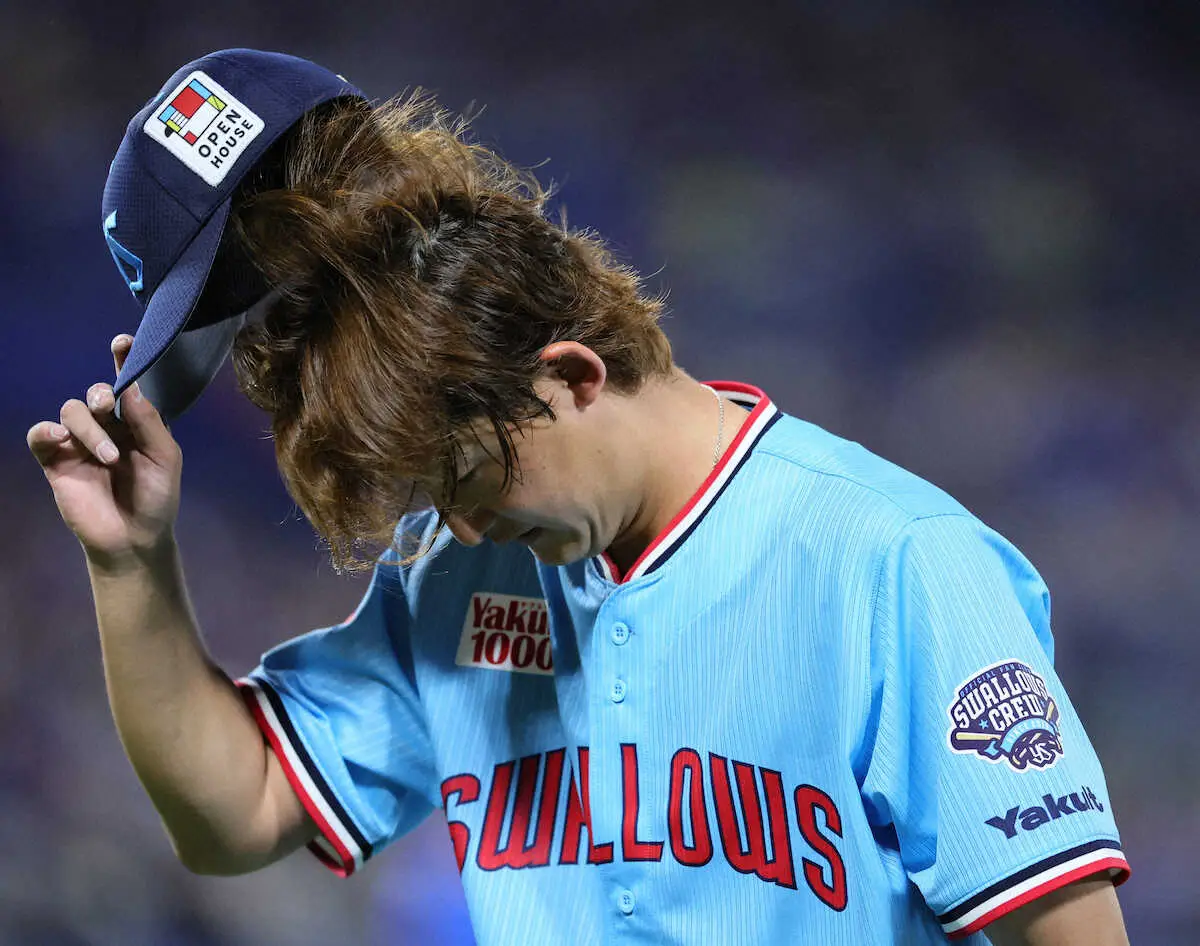 【画像・写真】ヤクルト・阪口　今季初先発で古巣相手に乱調7失点KO「ストライクゾーンとの勝負に負けてしまった」