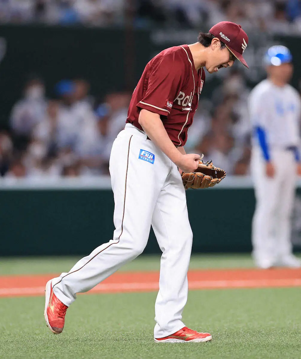 【画像・写真】楽天・西垣が1点差の9回を締める　プロ初勝利、初黒星ときて今度はプロ初セーブ　「素直にうれしい」