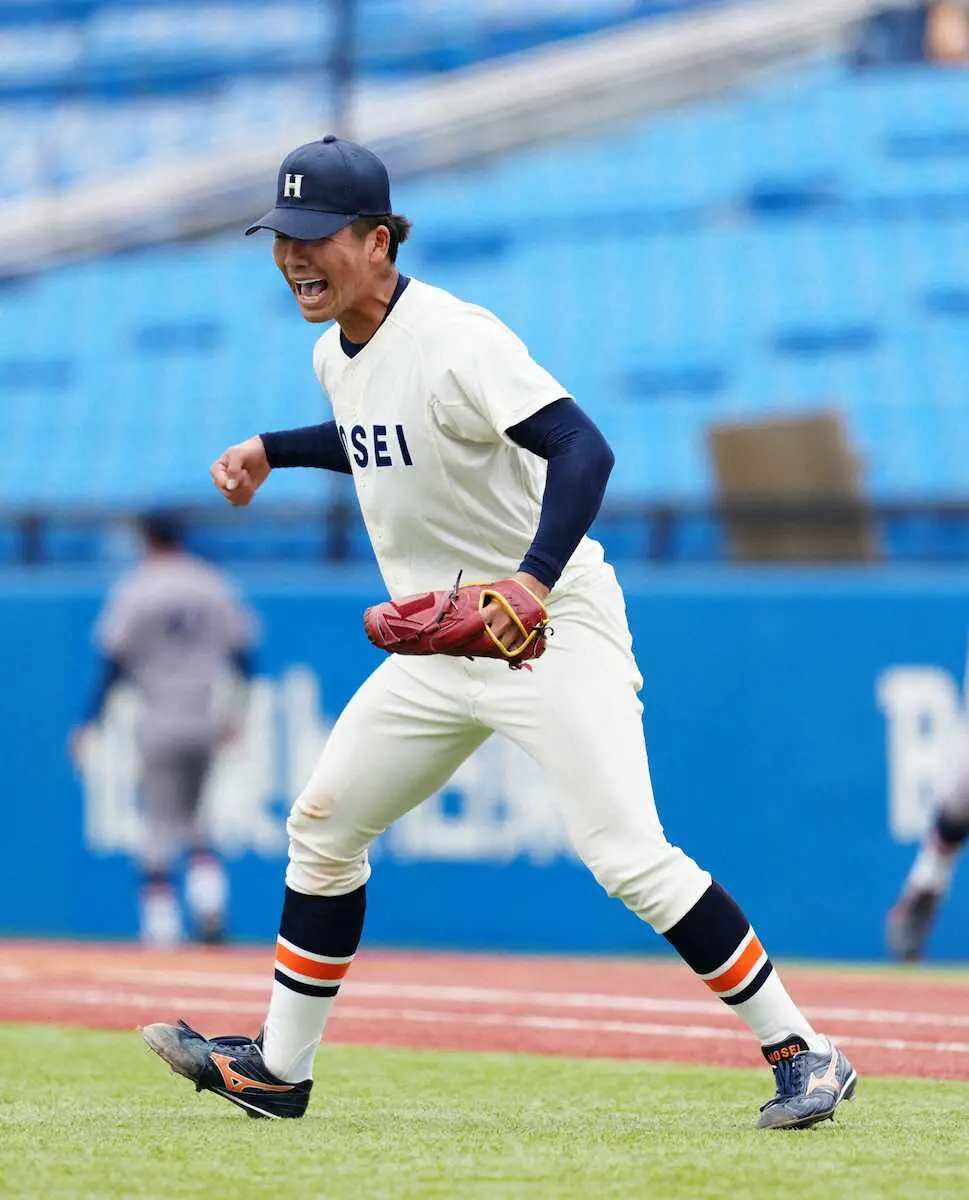 【画像・写真】法大ドラフト候補右腕・篠木　リーグ通算10勝目「前半のヤマだと思って」