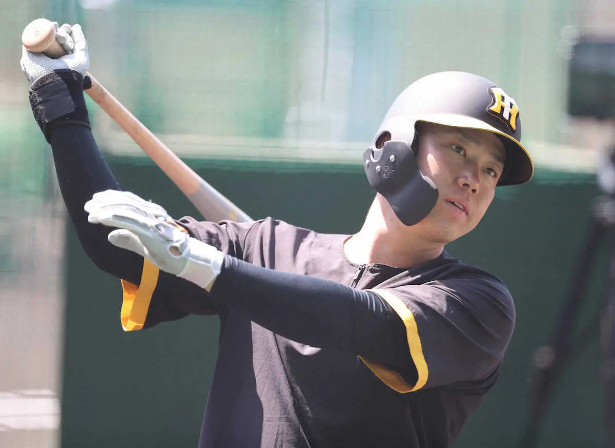 【画像・写真】阪神・佐藤輝が今季初スタメン落ち　「6番・三塁」に、代打で3試合連続安打中の糸原を起用