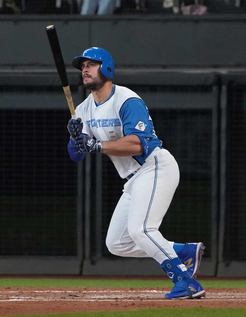 【画像・写真】日本ハム　ノーヒットで3点目もゲット、マルティネスのチーム初安打で4点目