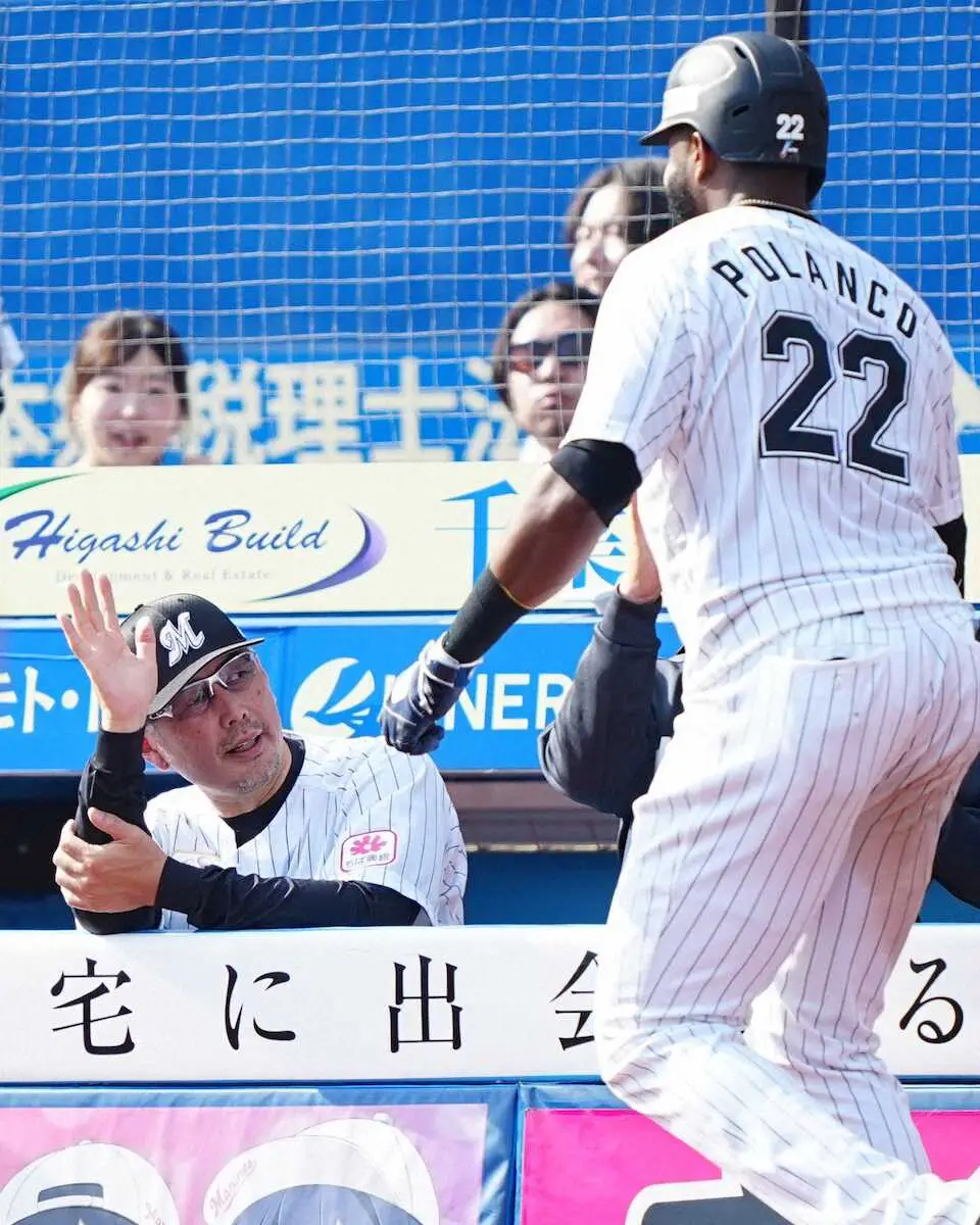 【画像・写真】ロッテ連敗脱出！2桁得点大勝　ポランコ、リーグトップタイの5号「昨日荻野先生から…」