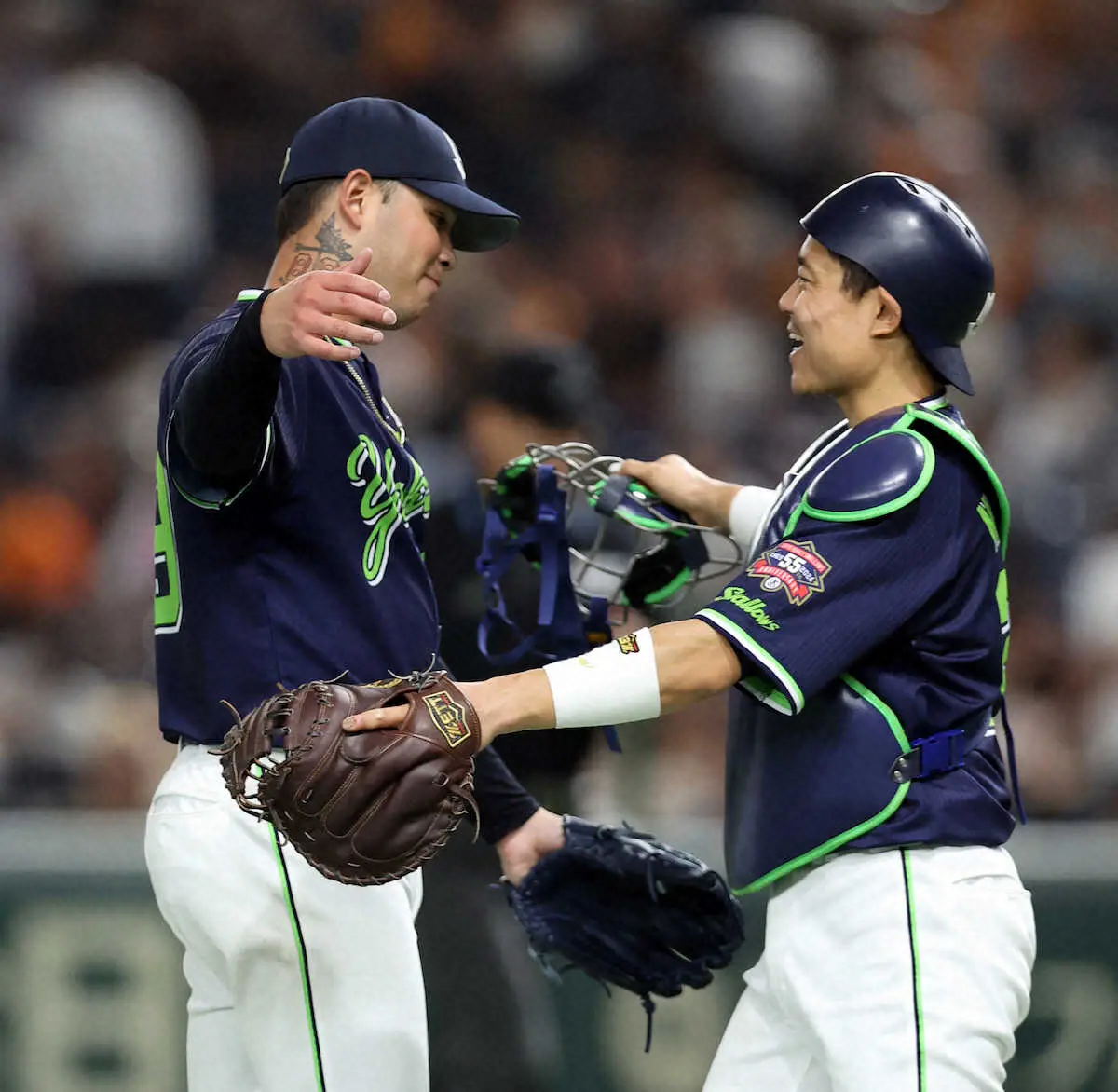 【画像・写真】ヤクルトの“ペコちゃん”「ヤリカエス！」来日初完投初完封で「マダックス」達成　リーグトップ4勝