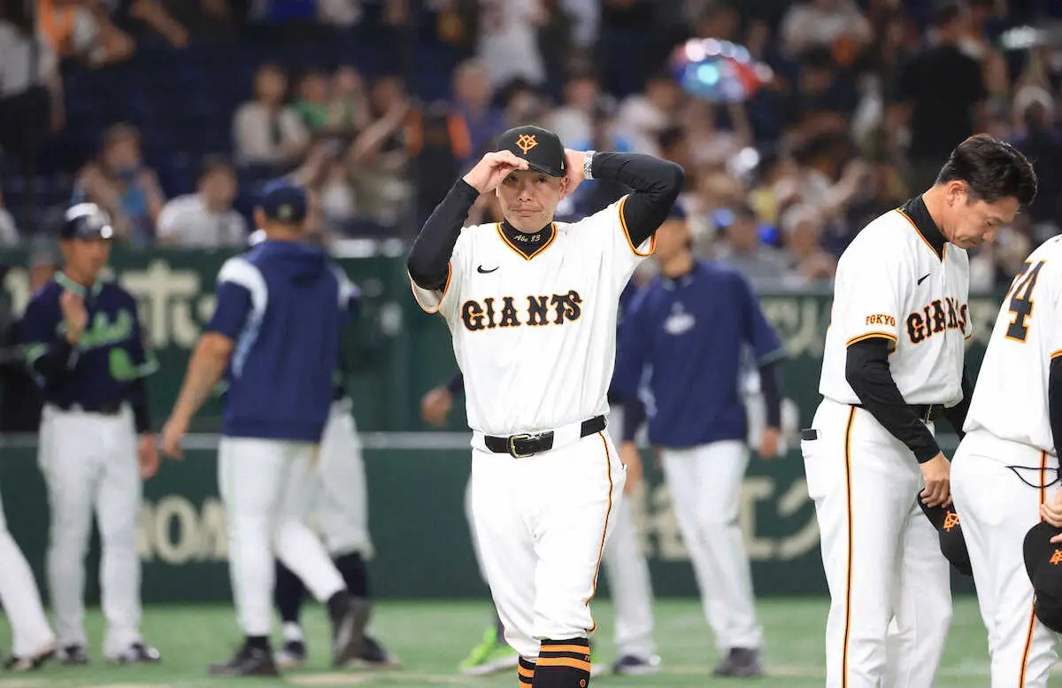 【画像・写真】巨人・阿部監督　「明日は“切り替え力”の勝負」　グリフィン誤算＆打線無得点も前向く