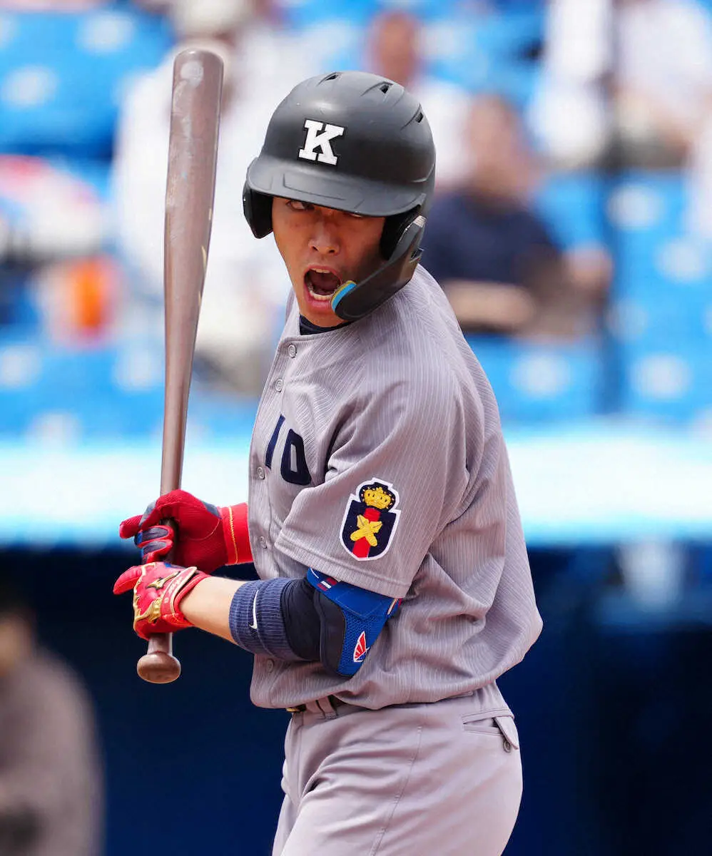 【画像・写真】慶大　清原ジュニア・正吾　連続安打4で止まるも父ばり気迫でナイン鼓舞
