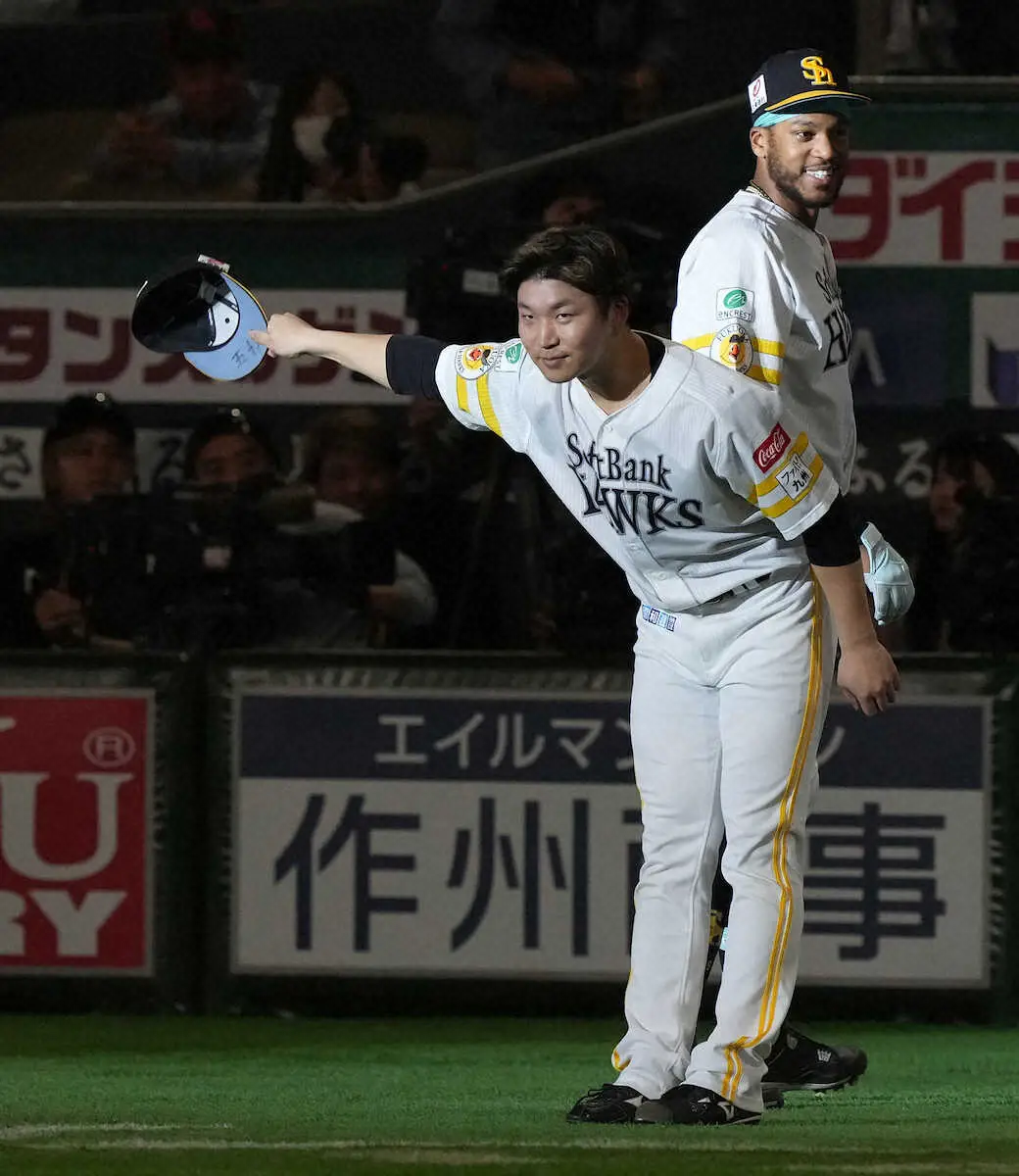 【画像・写真】現役ドラフトで加入のソフトバンク・長谷川がプロ初勝利「いきなり舞い込んできたのでうれしい」