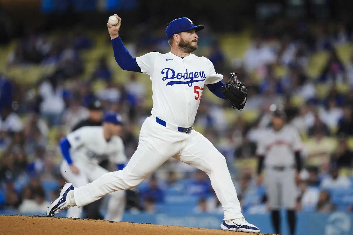 【画像・写真】ドジャース・ブレージャーが右ふくらはぎ肉離れでIL入り　元広島の救援右腕