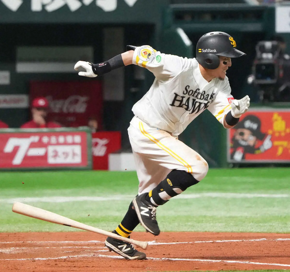 【画像・写真】ソフトバンク牧原大成　右内腹斜筋損傷で競技復帰まで1～2カ月の見込み