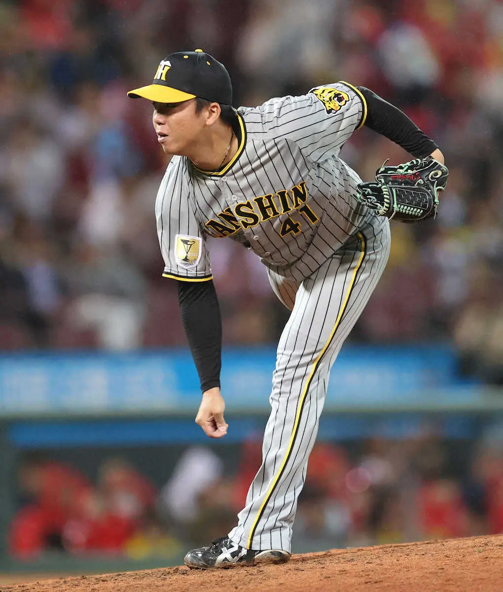 【画像・写真】阪神は広島に逆転で3連勝　貯金は今季最多「6」　村上が今季初完投