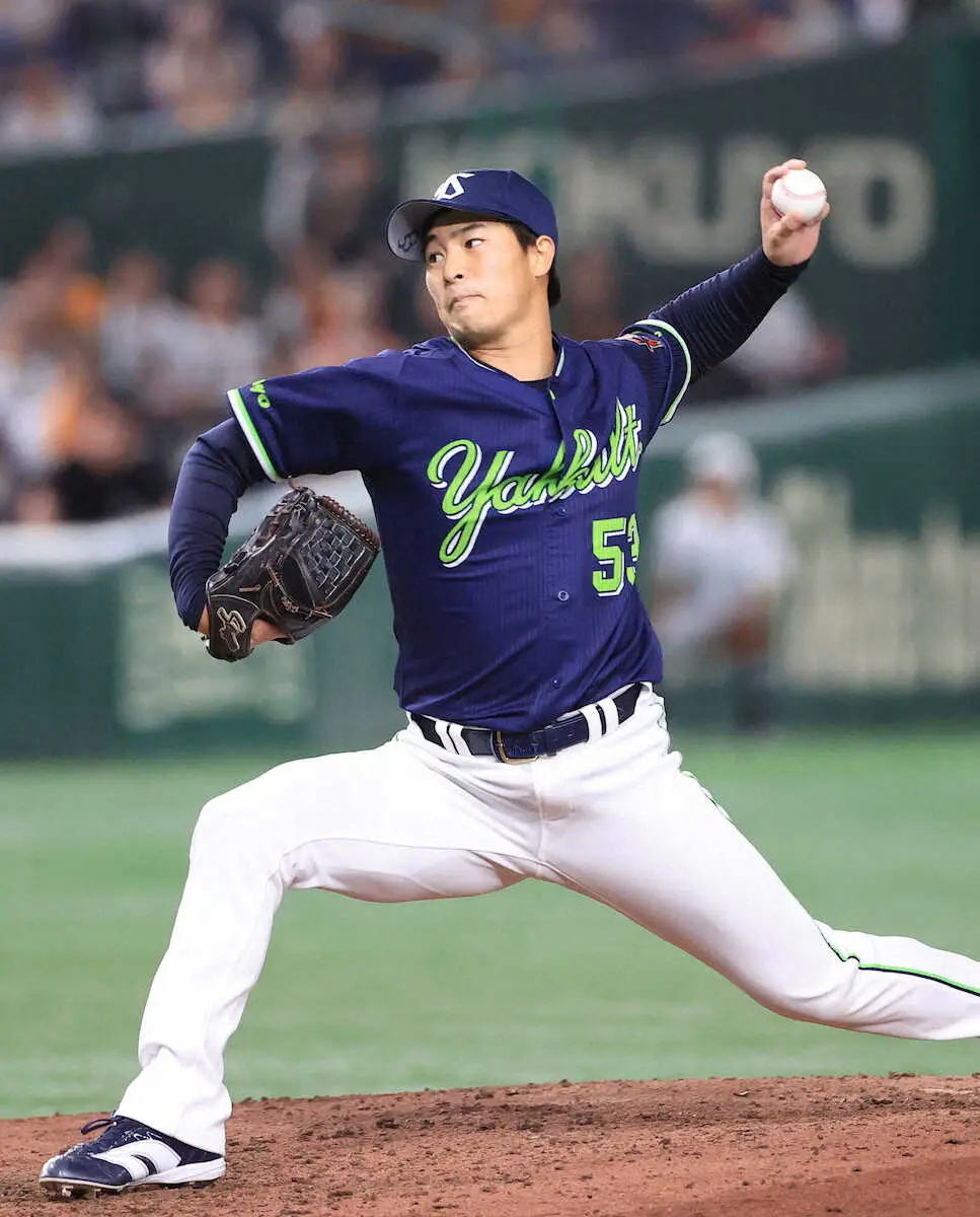 【画像・写真】ヤクルト・長谷川が好救援で1127日ぶりの白星　血行障害を乗り越え「凄く良かった」