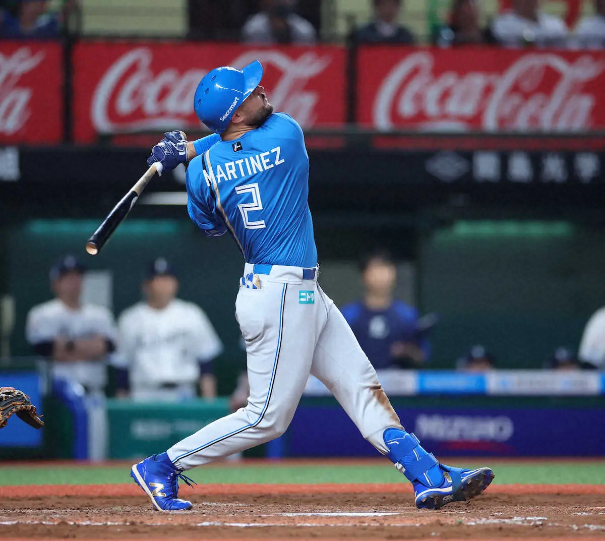 【画像・写真】日本ハム・マルティネス　チームの全2打点挙げ「いい準備を続けていることが結果に出ている」