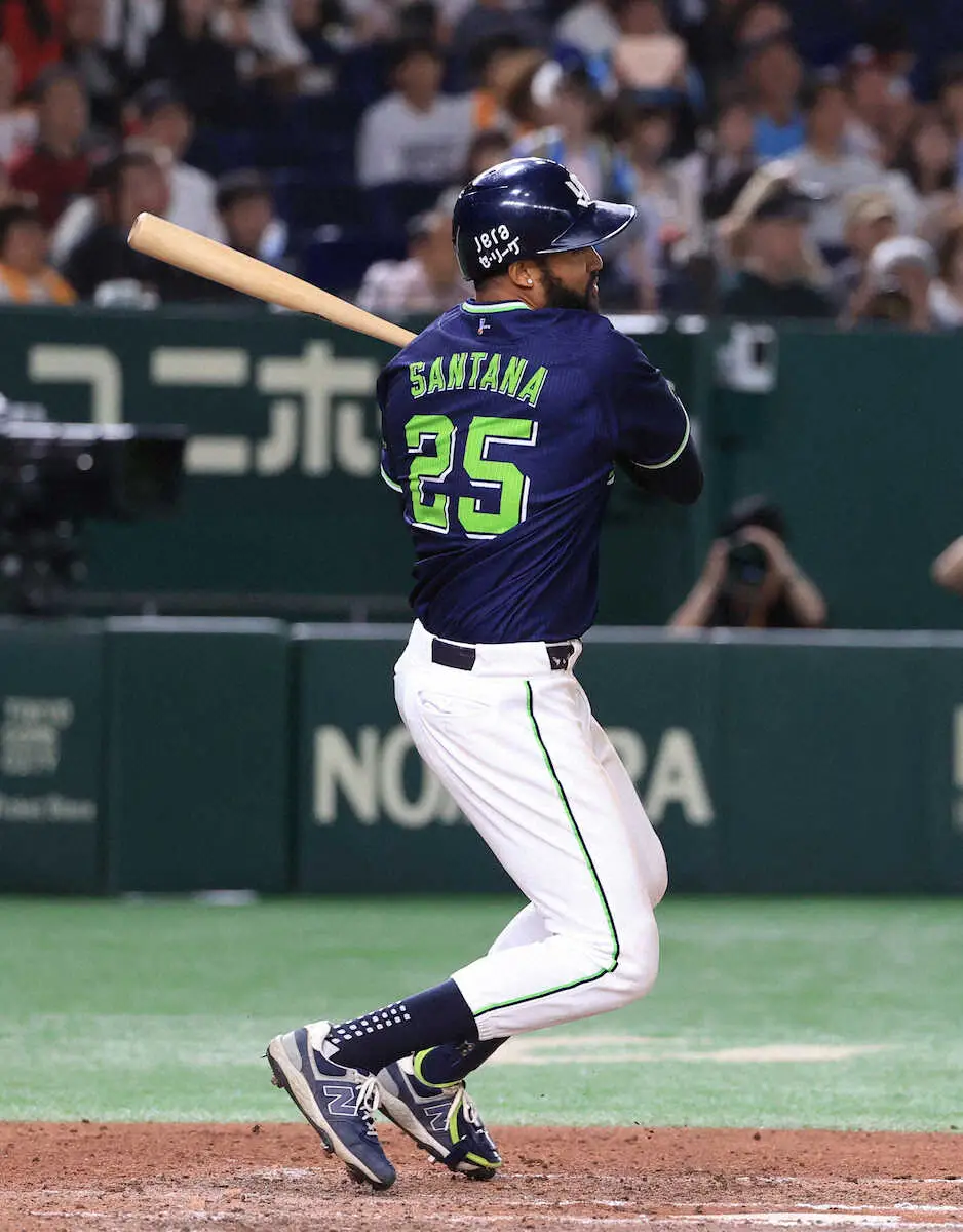 【画像・写真】ヤクルト・サンタナ　巨人キラー本領3打点！5カードぶり勝ち越し