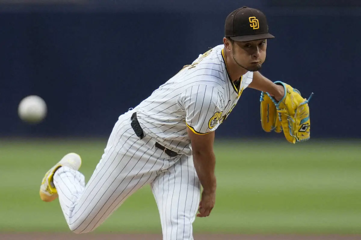 【画像・写真】復帰登板で好投！パドレス・ダルビッシュが5回無失点　今季初勝利＆日米197勝の権利ゲット