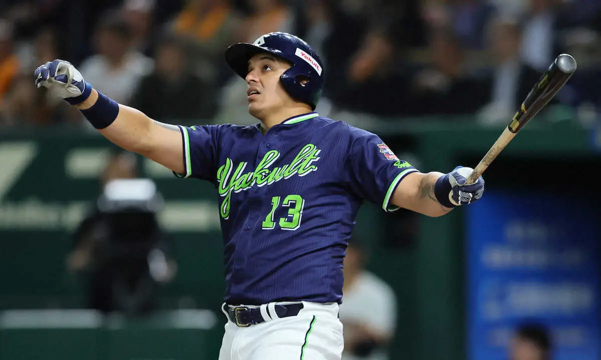 【画像・写真】村上弾、オスナ弾でヤクルト今季初3連勝　両リーグ単独最多チーム本塁打19発