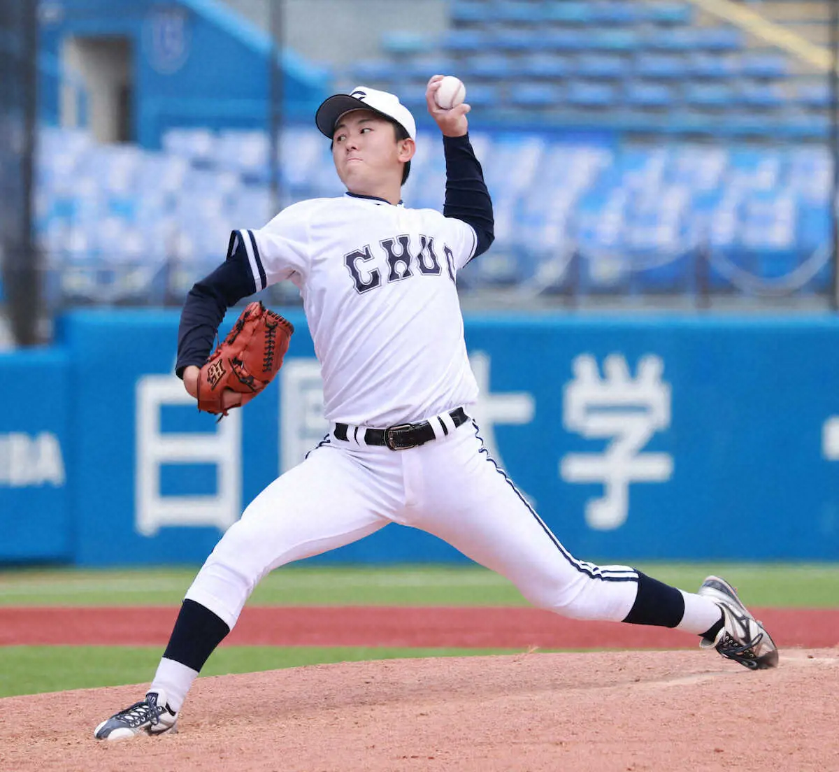 【画像・写真】中大・山口謙作投手が今季2勝目　7回2死までノーヒットノーランペースと快投