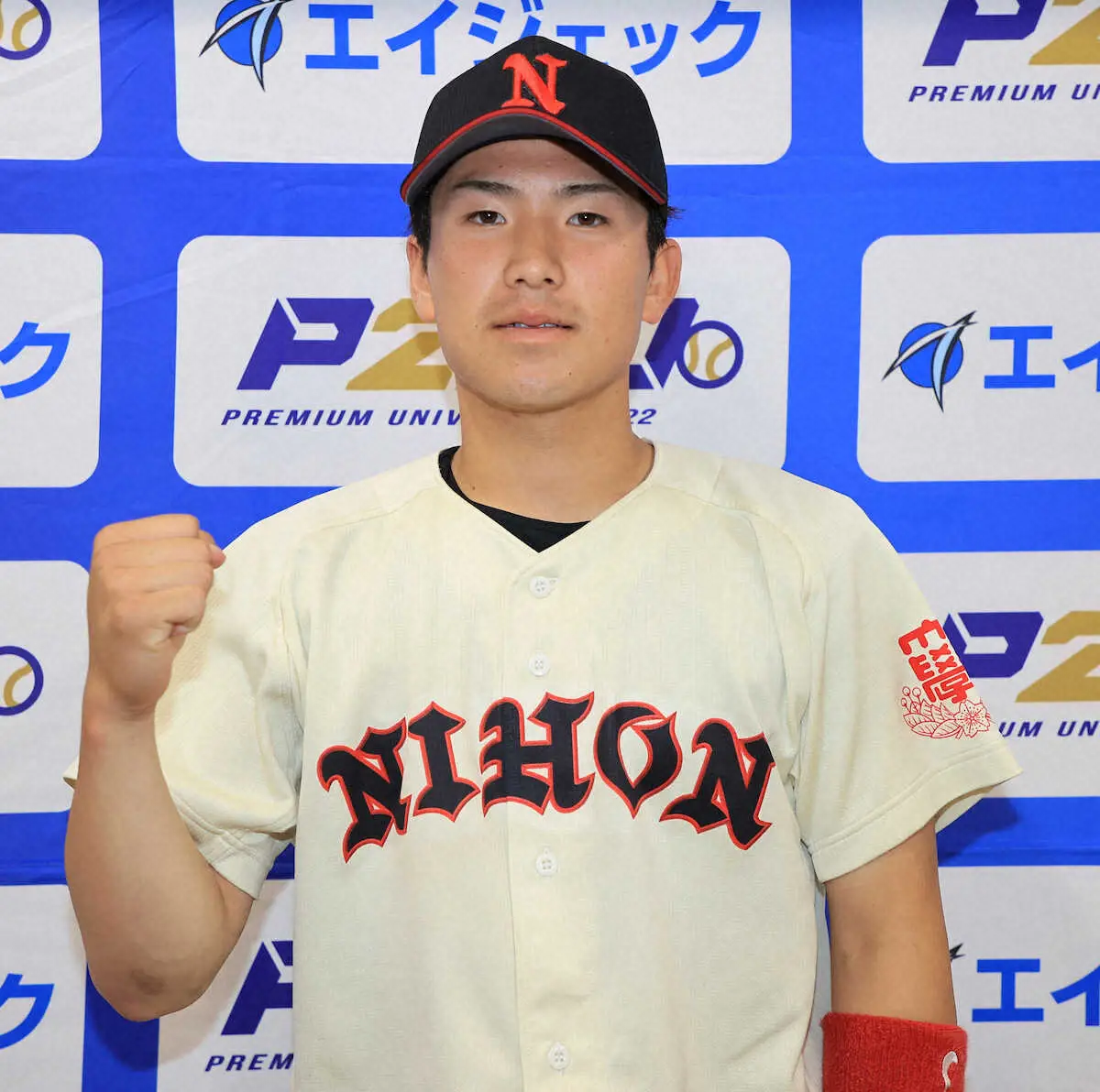 【画像・写真】日大・米津煌太が初打席で初安打　ノーヒットノーランのピンチ救う