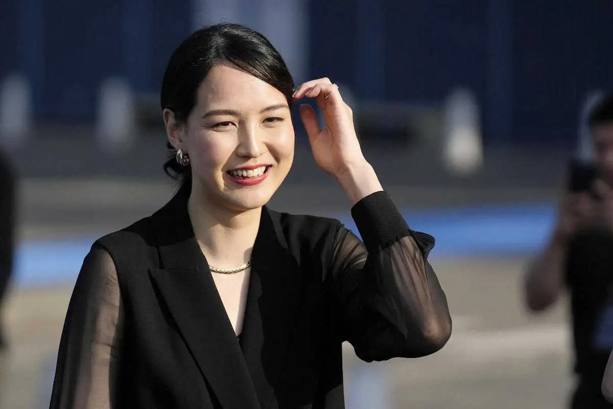 【画像・写真】ドジャースタジアムで行われたチャリティーイベントに出席したドジャース・大谷翔平の妻真美子さん（AP）