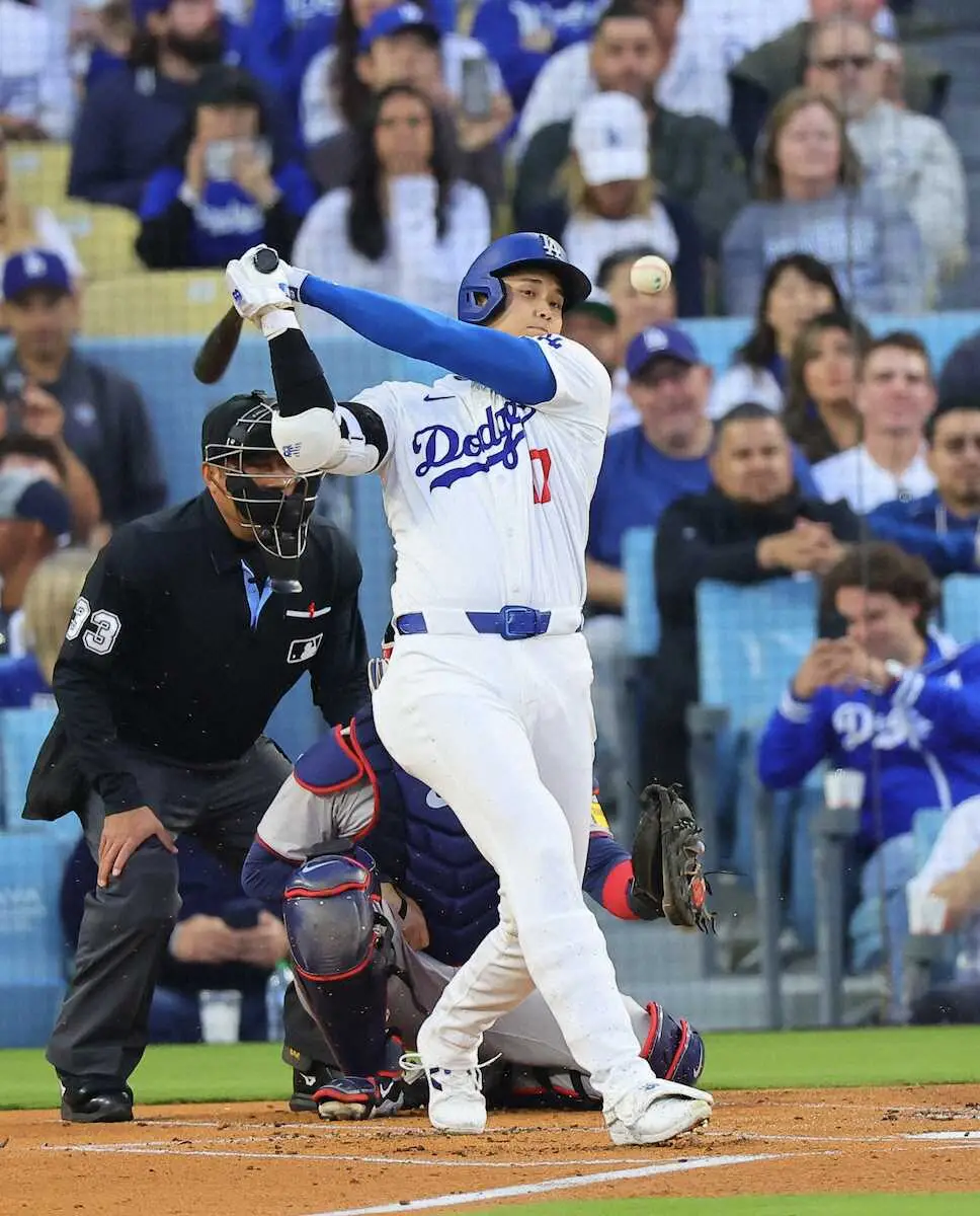 【画像・写真】大谷翔平　足で魅せた！3回は二盗を決めて同点適時打演出　8回も二盗決めて好機拡大
