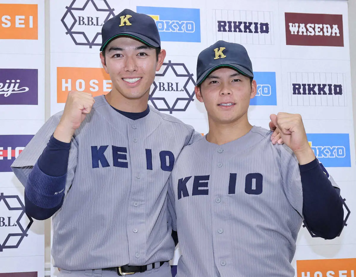 【画像・写真】慶大・清原Jr.が4番の仕事　初の3安打＆決勝打に「清原という名で野球をやる以上…」　父も喜ぶ