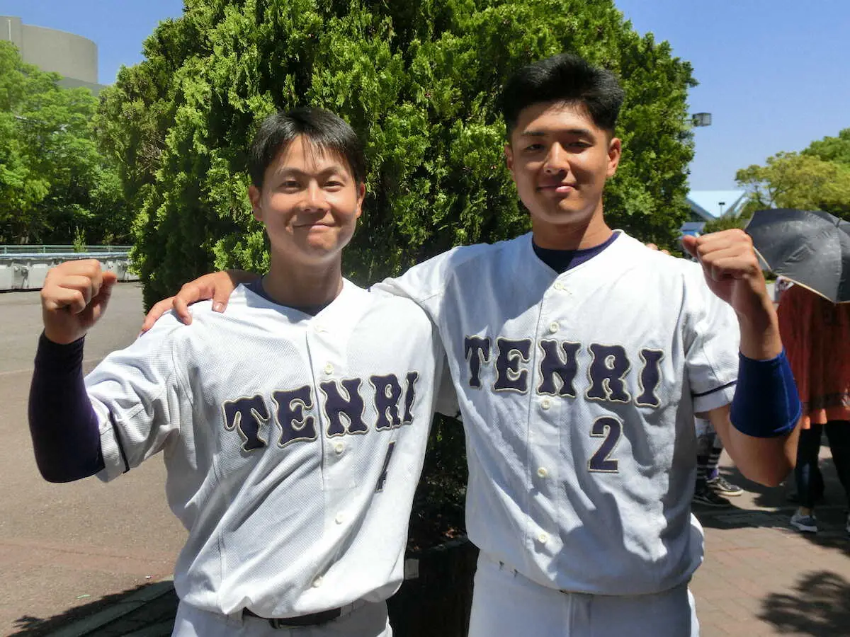 【画像・写真】天理大が勝利　ダメ押し2ランの石飛「しっかり振れた」