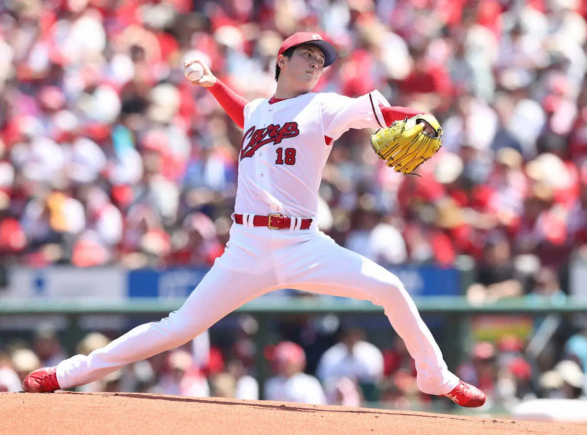 【画像・写真】広島・森下　6回まで無安打投球　打撃でもマルチ安打と奮闘