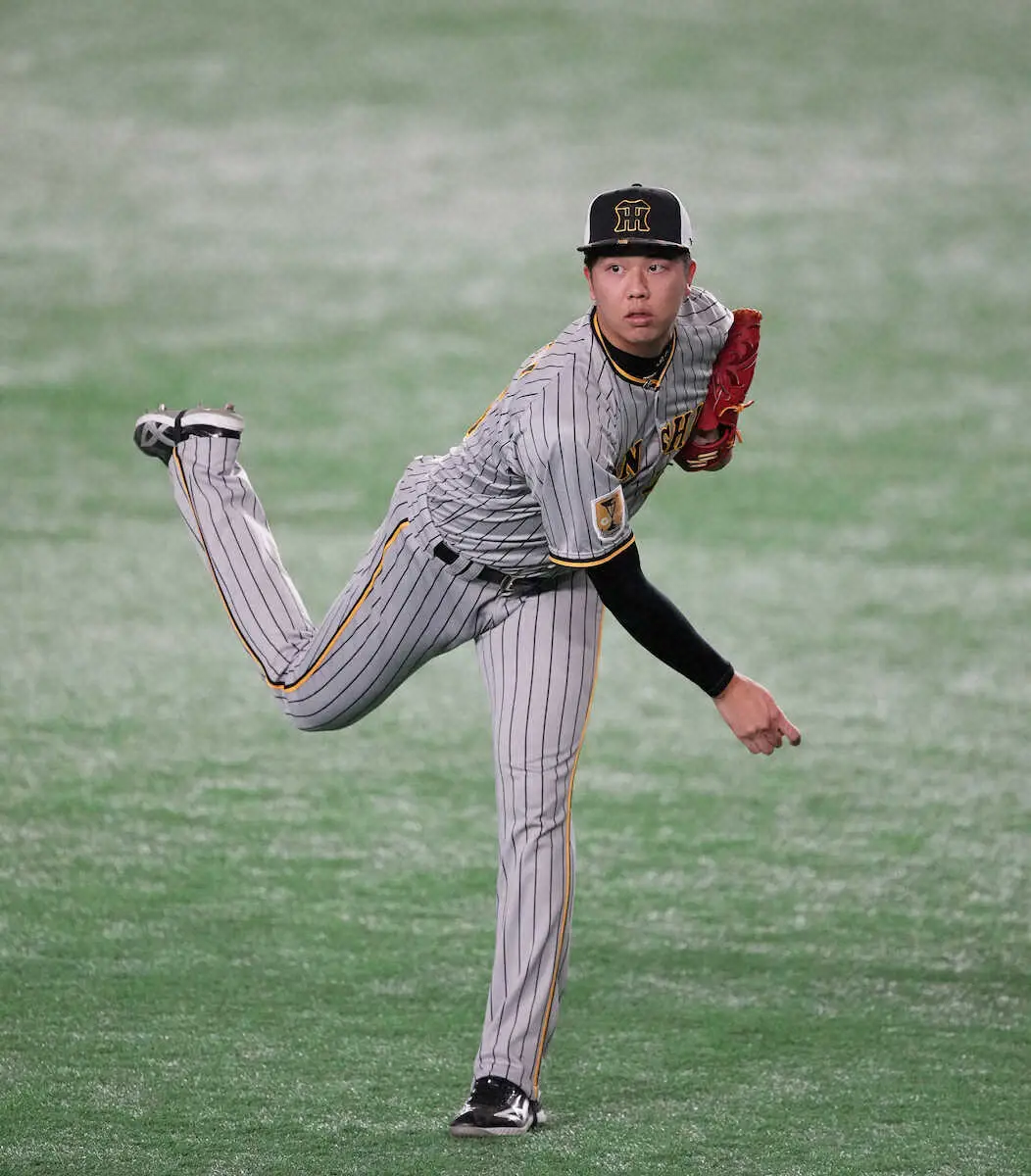 【画像・写真】5日・巨人戦先発の阪神・才木が本塁打警戒　「そこだけは気をつけて」