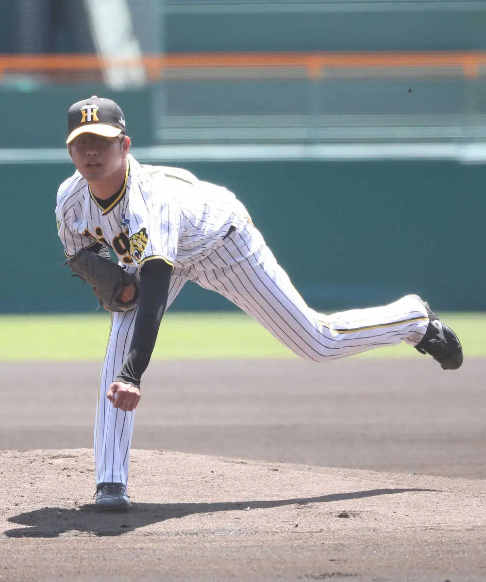 【画像・写真】【一問一答】阪神・高橋が1回1安打無失点　甲子園での登板に「みんなの前で投げられているのが幸せ」