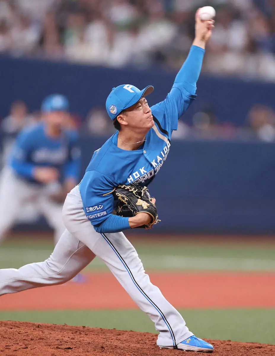 【画像・写真】日本ハム　「二刀流」の矢沢が今季初登板　最速151キロをマークし「去年より全然いい」
