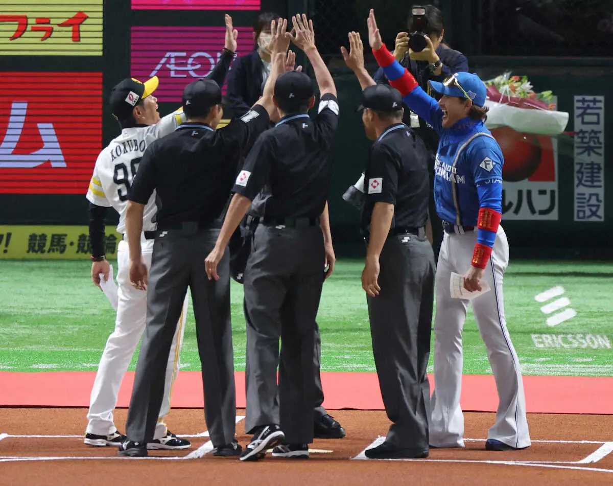 【画像・写真】日本ハム・新庄監督　43歳・和田の今季初勝利に「凄いしかない。彼もあと12年ぐらいやると思うんで」