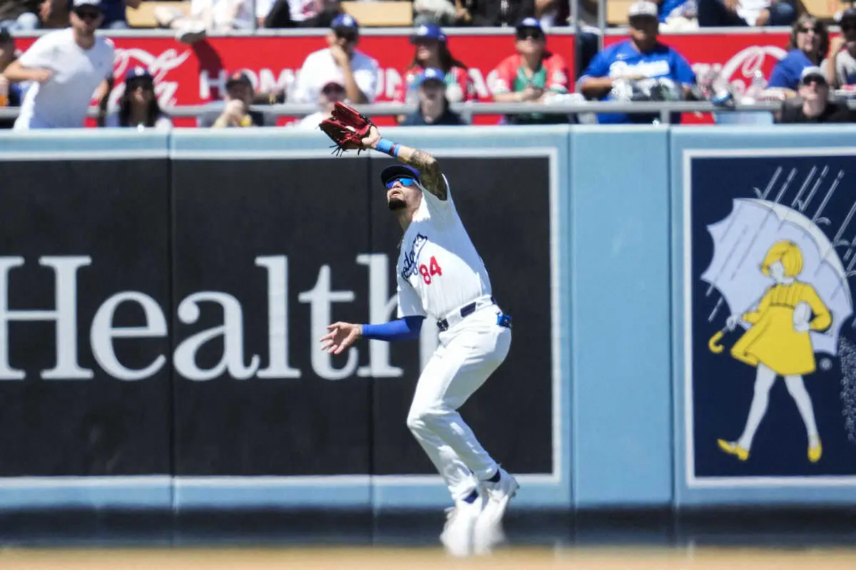 【画像・写真】ドジャース新人パヘス　大谷翔平の単独トップ11号などで勝ち越した直後の2回にまさかの本塁打アシスト