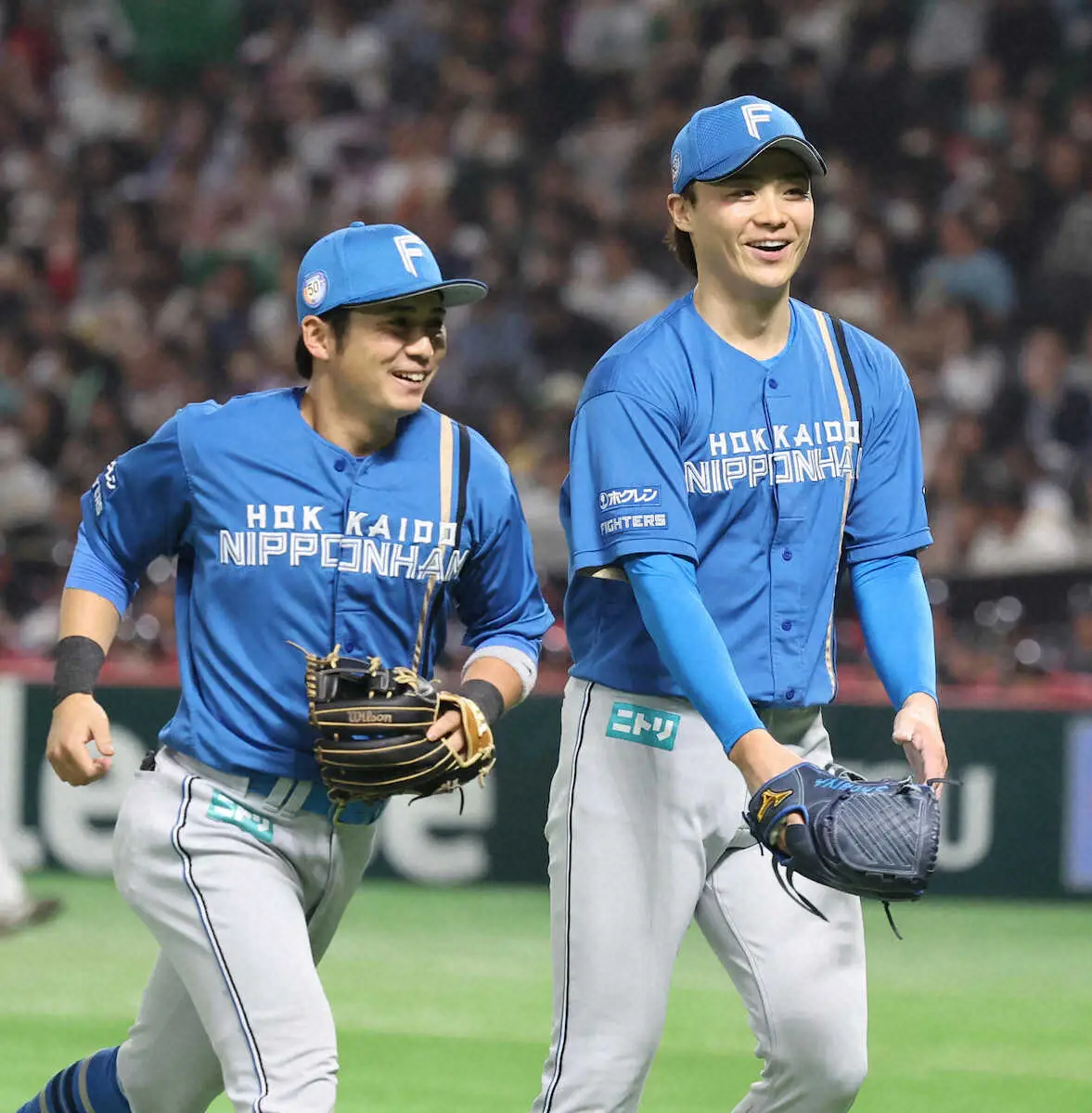 【画像・写真】日本ハム上川畑　緊迫の延長11回にまさかの“珍事”フルカウントで一塁へ歩き出し…恥ずかしそうに戻る